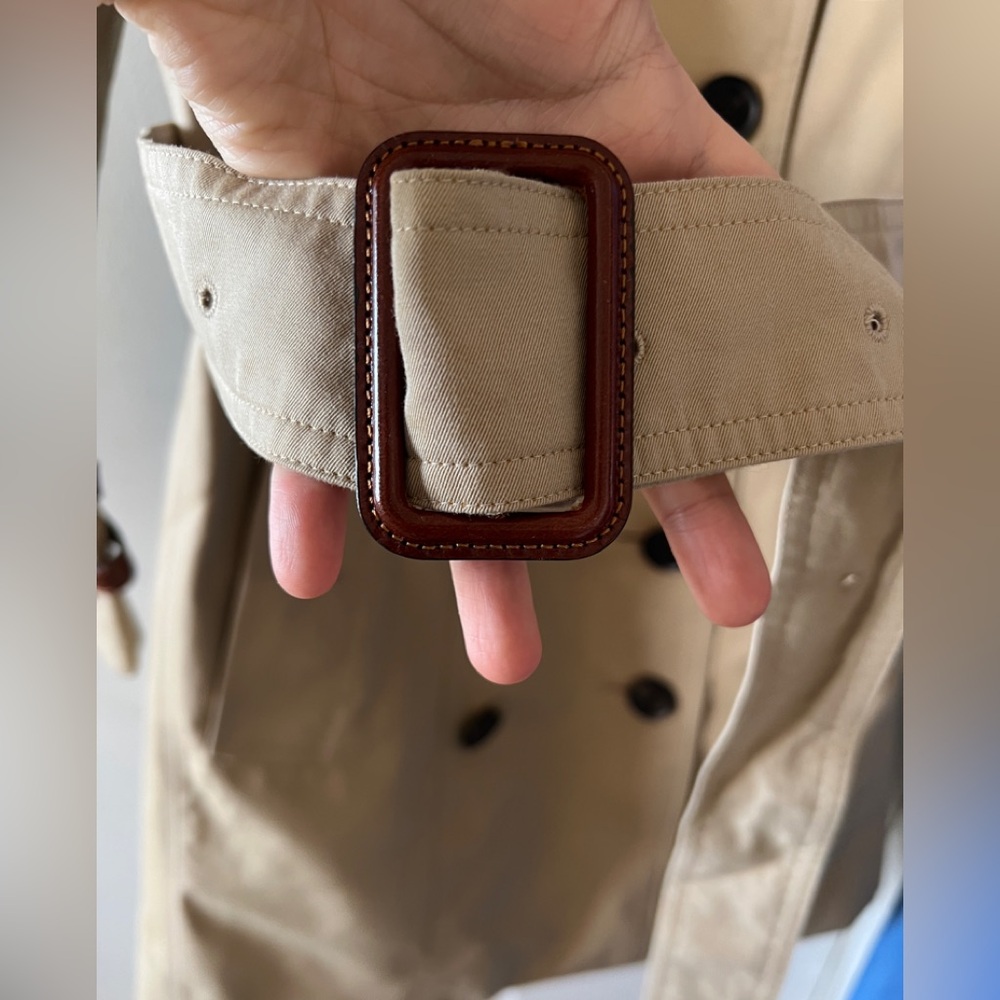 Burberry Prorsum Trench Coat with Leather Strap - Picture 12 of 17